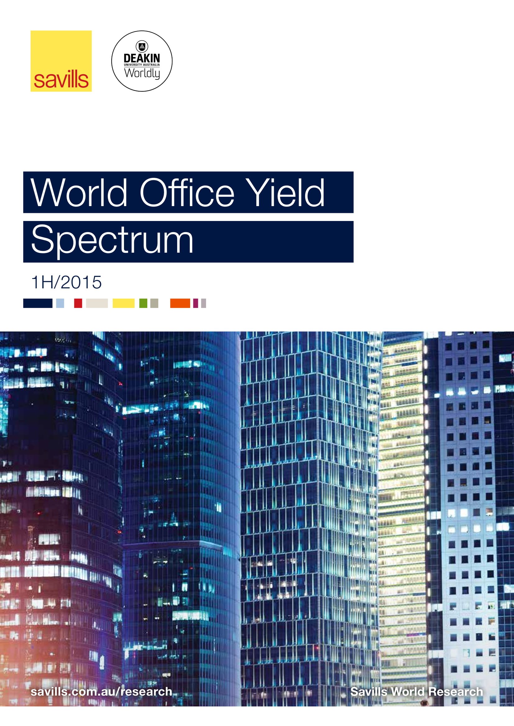World Office Yield Spectrum | 1H 2015