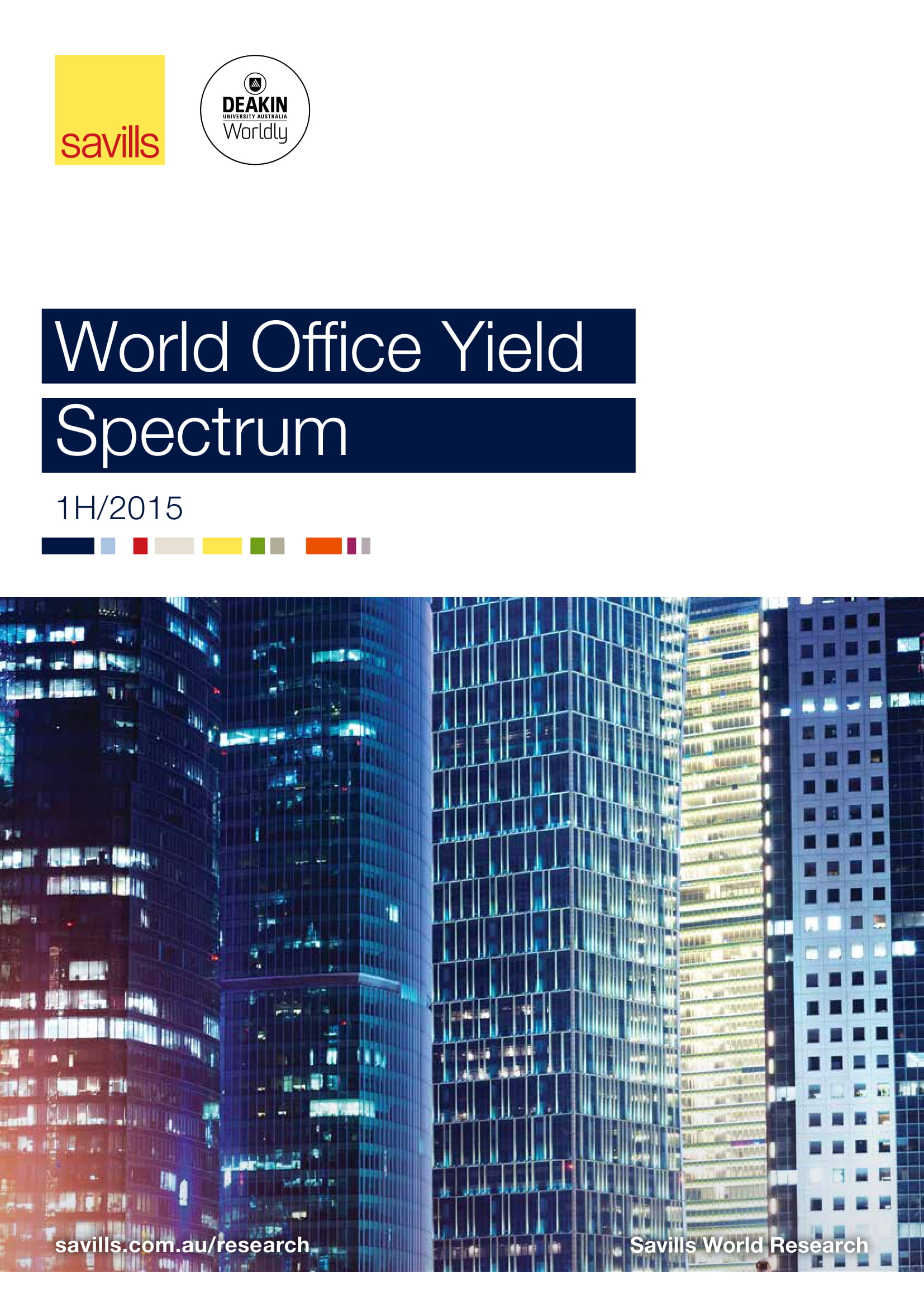 World Office Yield Spectrum | 1H 2015