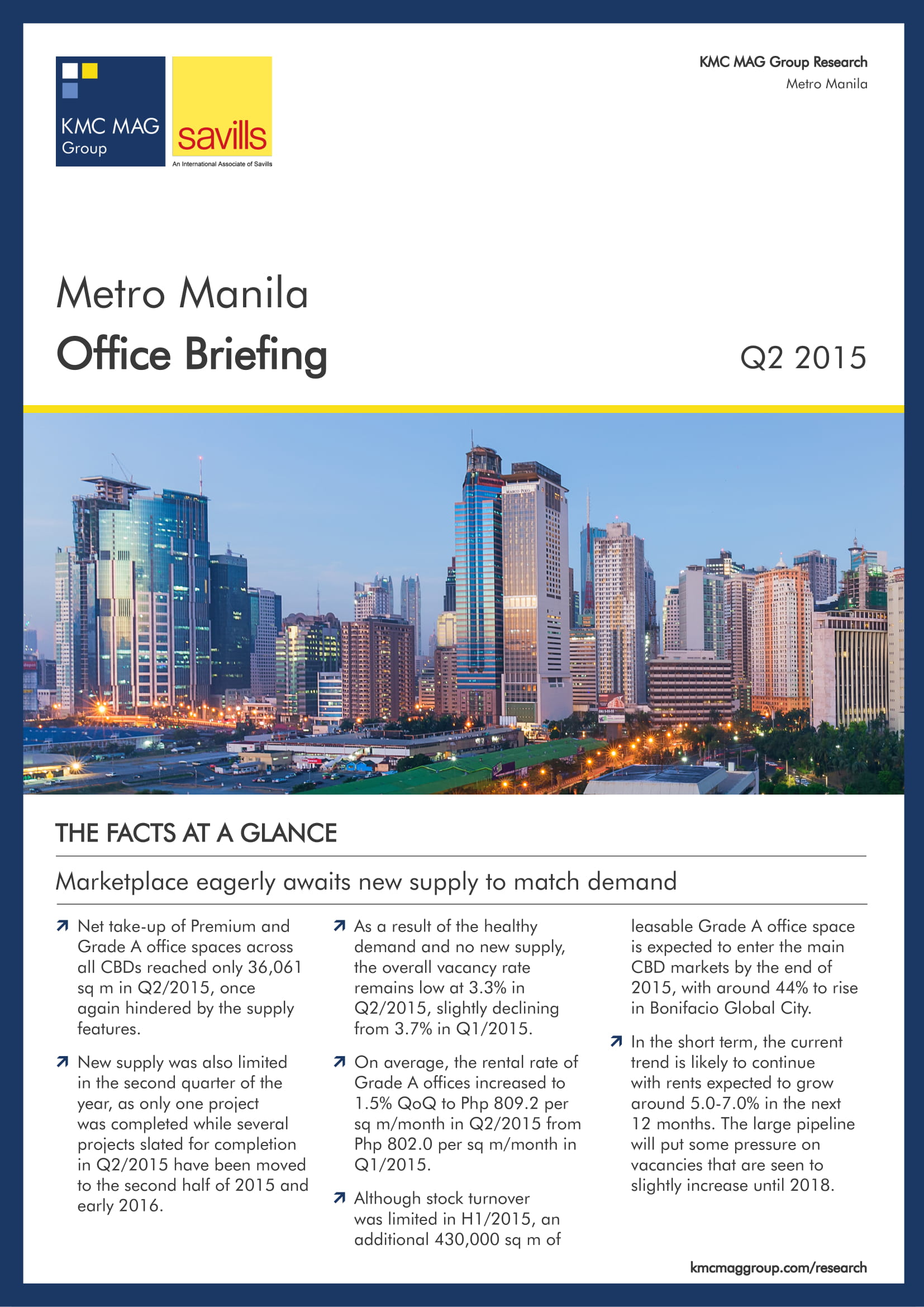 Metro Manila Office Briefing | Q2 2015