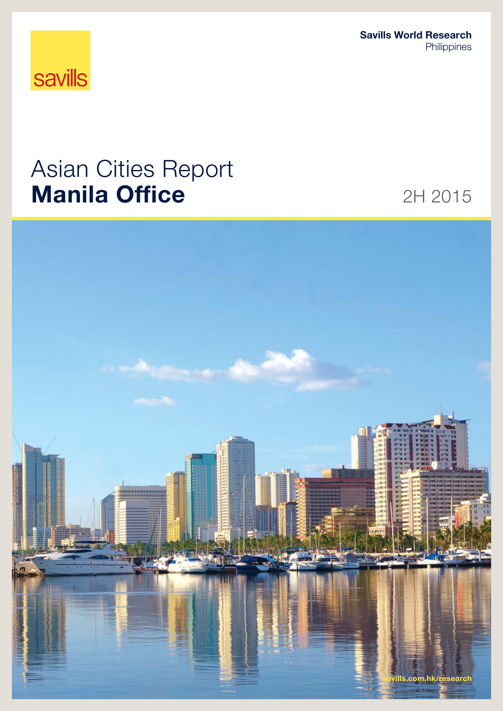 Asian Cities Report Manila Office | 2H 2015