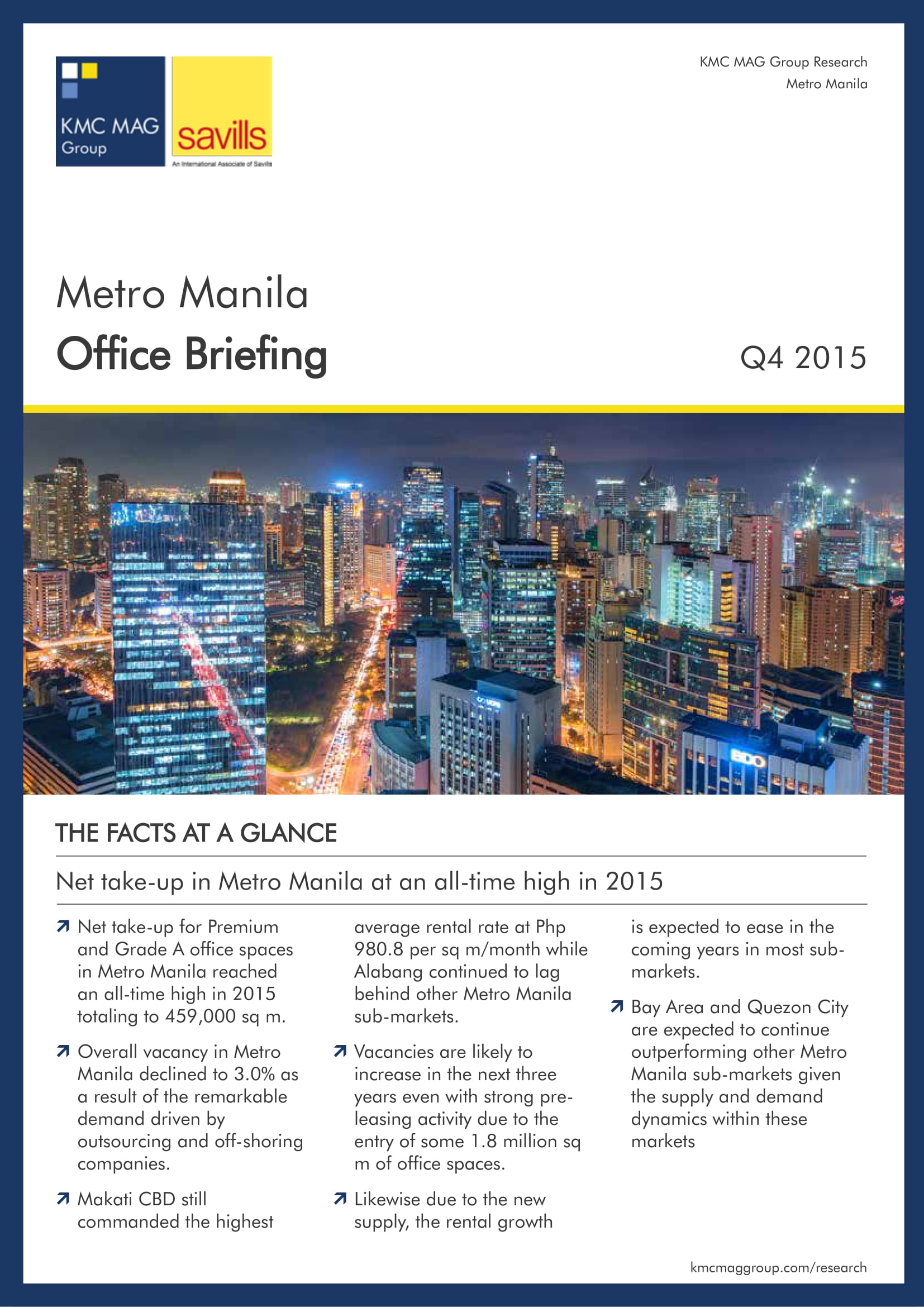 Metro Manila Office Briefing | Q4 2015